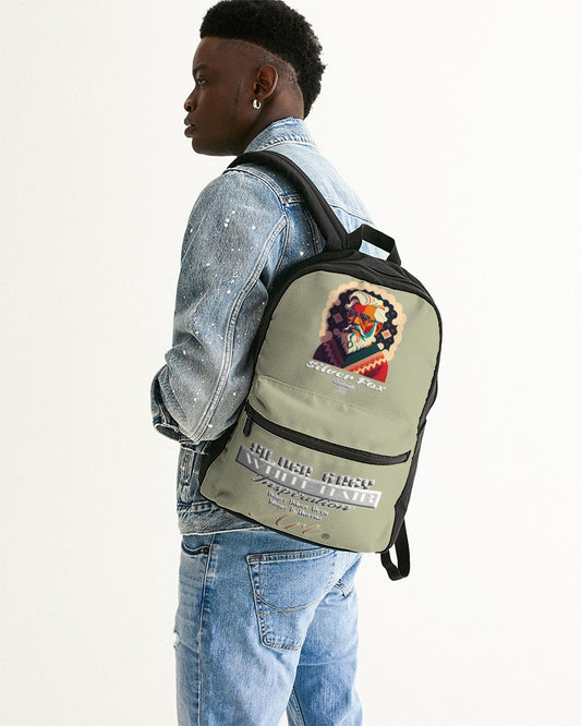 South Asian silverfox Small Canvas Backpack