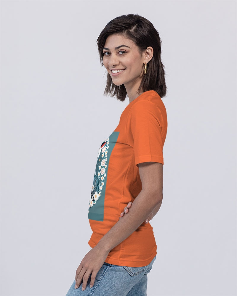 Silverfox flower Unisex Jersey Tee | Bella + Canvas