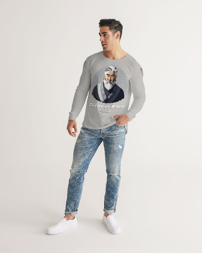 Asian Silverfox Men Men's Long Sleeve Tee