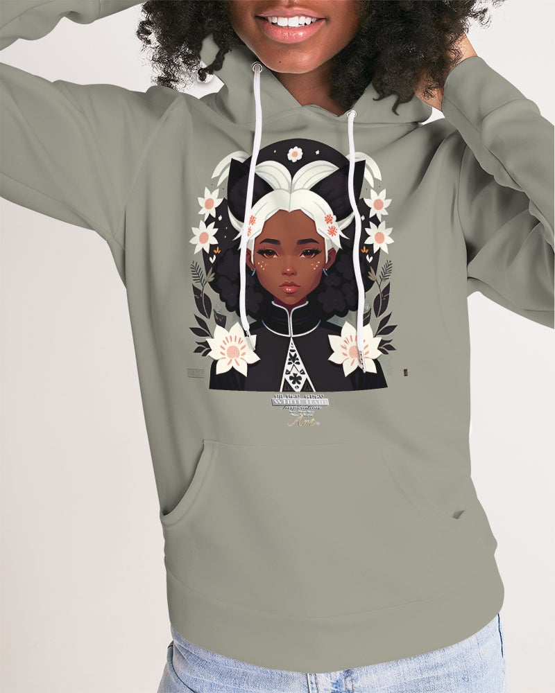 Nubian girl silver fox Women's Hoodie