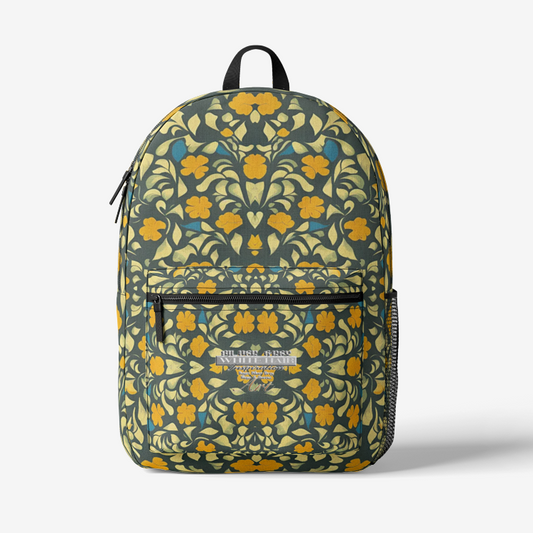 Silver grey white hair inspirationRetro Colorful Print Trendy Backpack