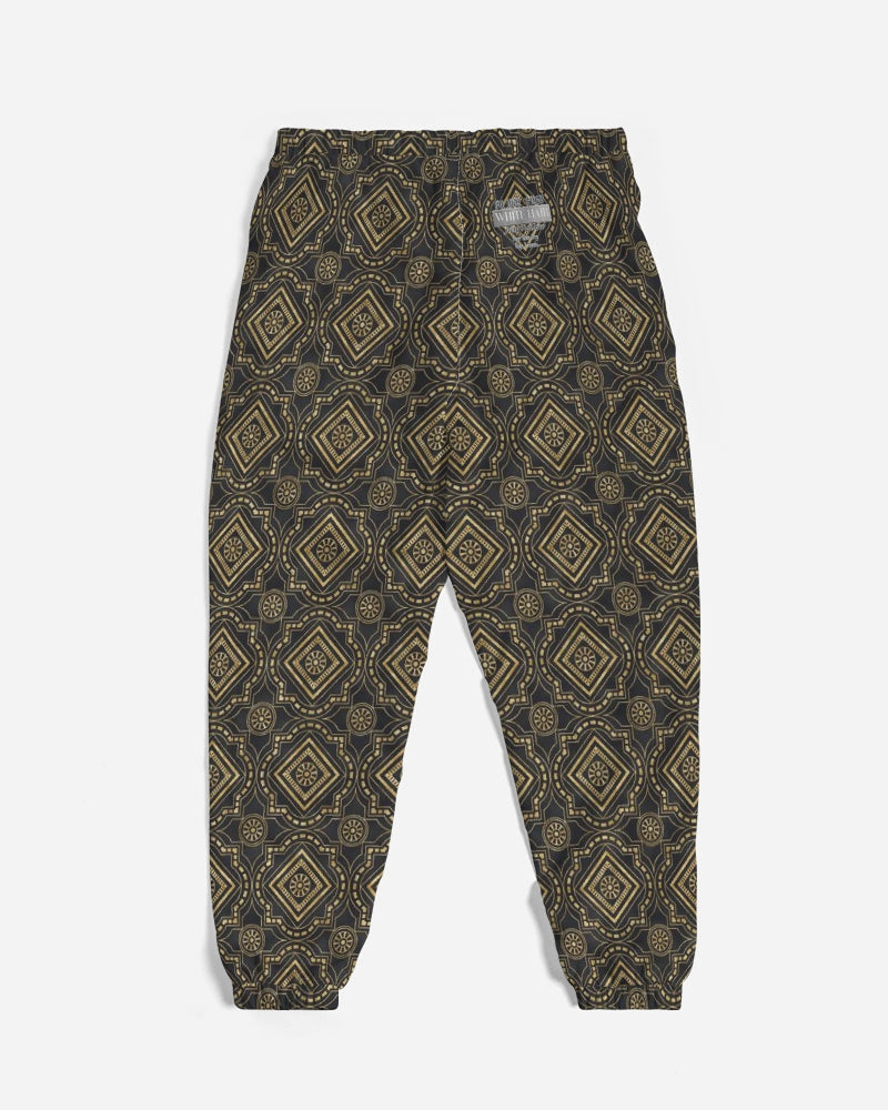 Brown Diamond pattern Men's Track Pants