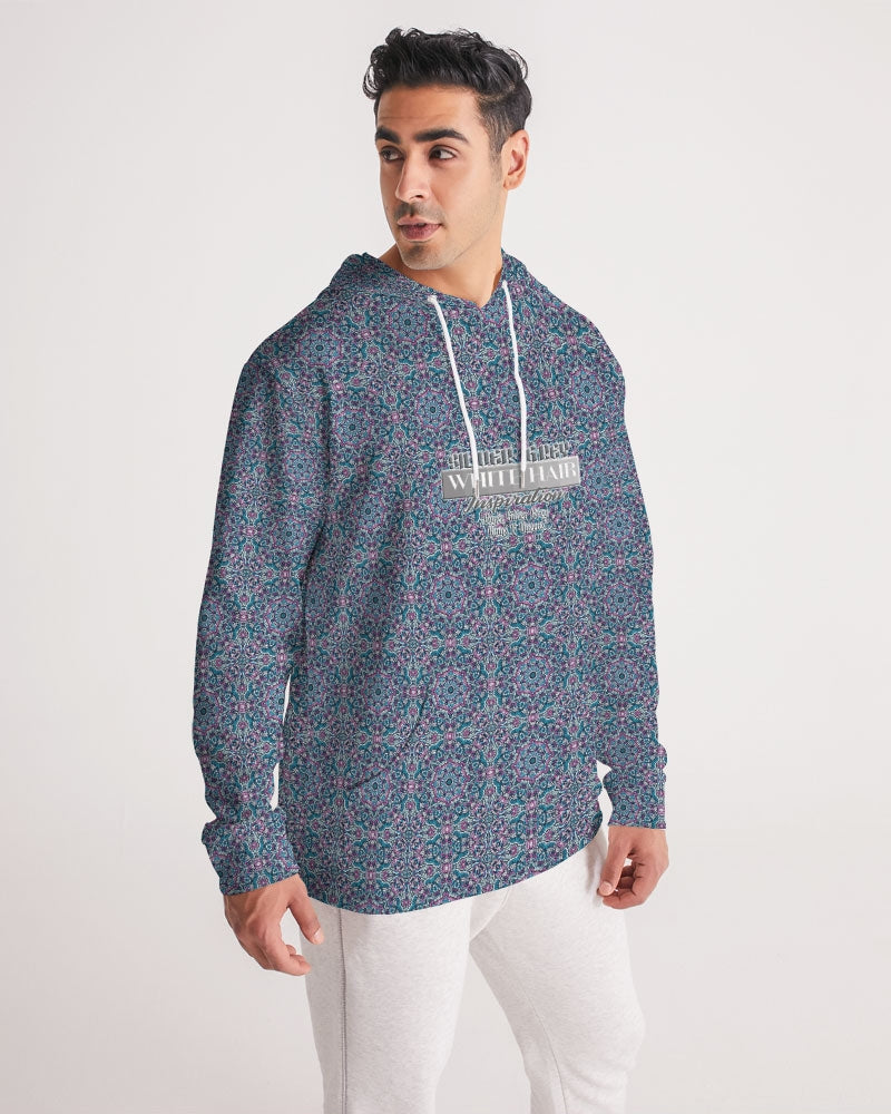 Beautiful mosaic blue pattern Men's Hoodie