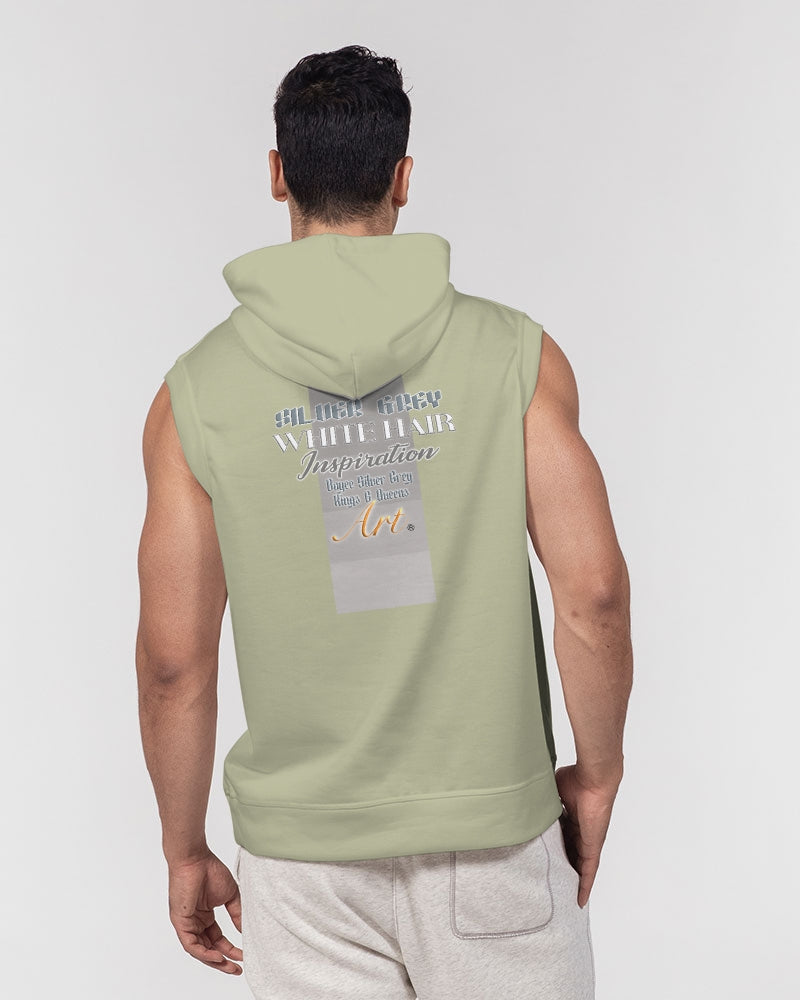 South Asian Silverfox Men's Premium Heavyweight Sleeveless Hoodie