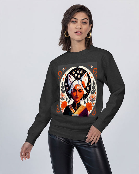 Indian Silver fox Unisex Premium Crewneck Sweatshirt | Lane Seven