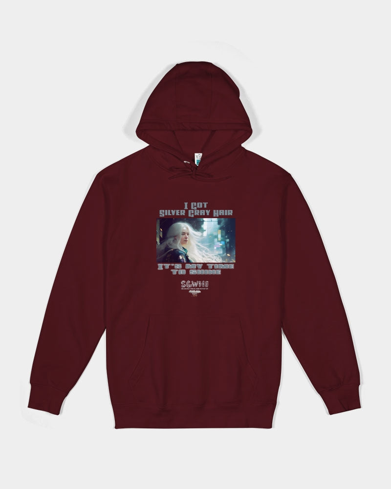 Beautiful white woman my time to shine Unisex Premium Pullover Hoodie | Lane Seven