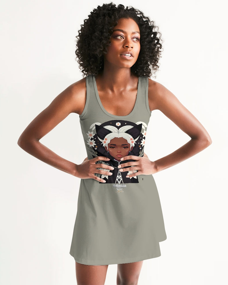 Nubian silverfox Women's Racerback Dress