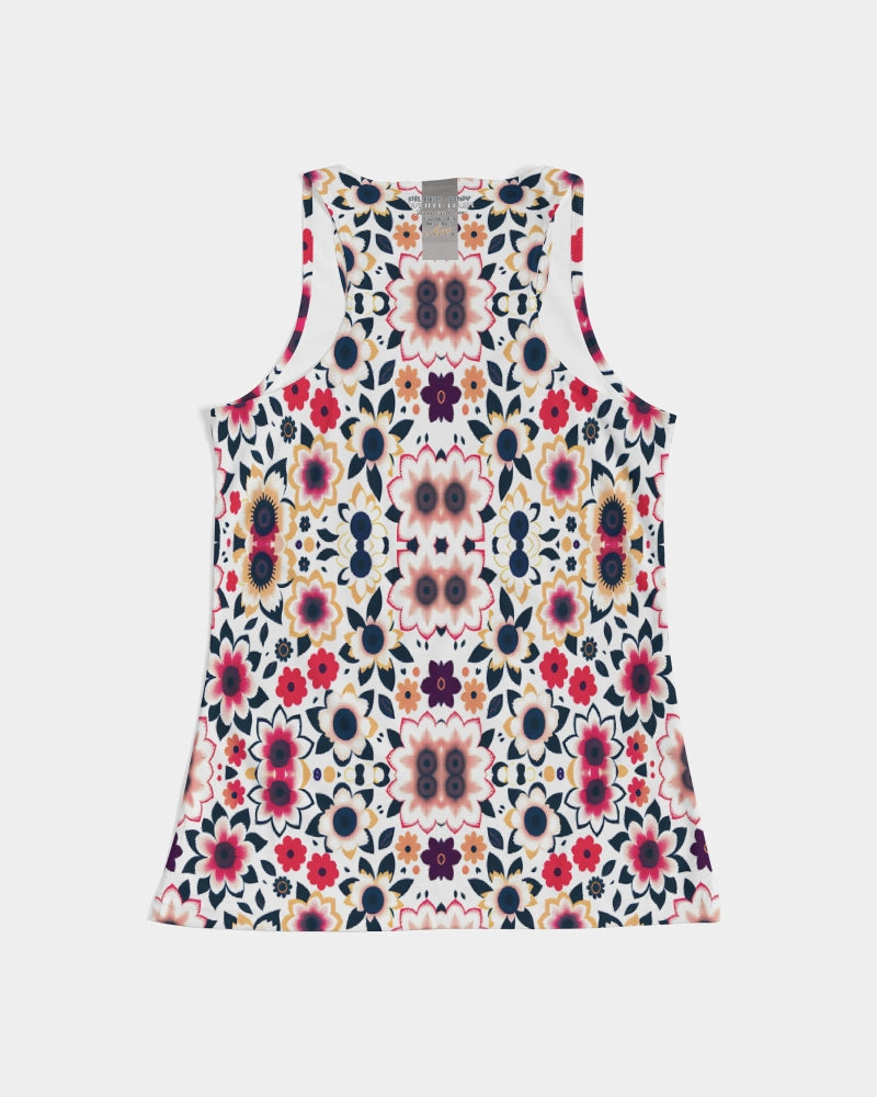 Abstract flower pattern Women's All-Over Print Tank