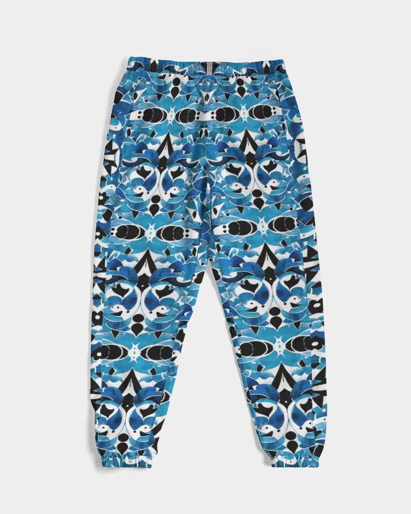 Blue Abstract pattern design Men's Track Pants