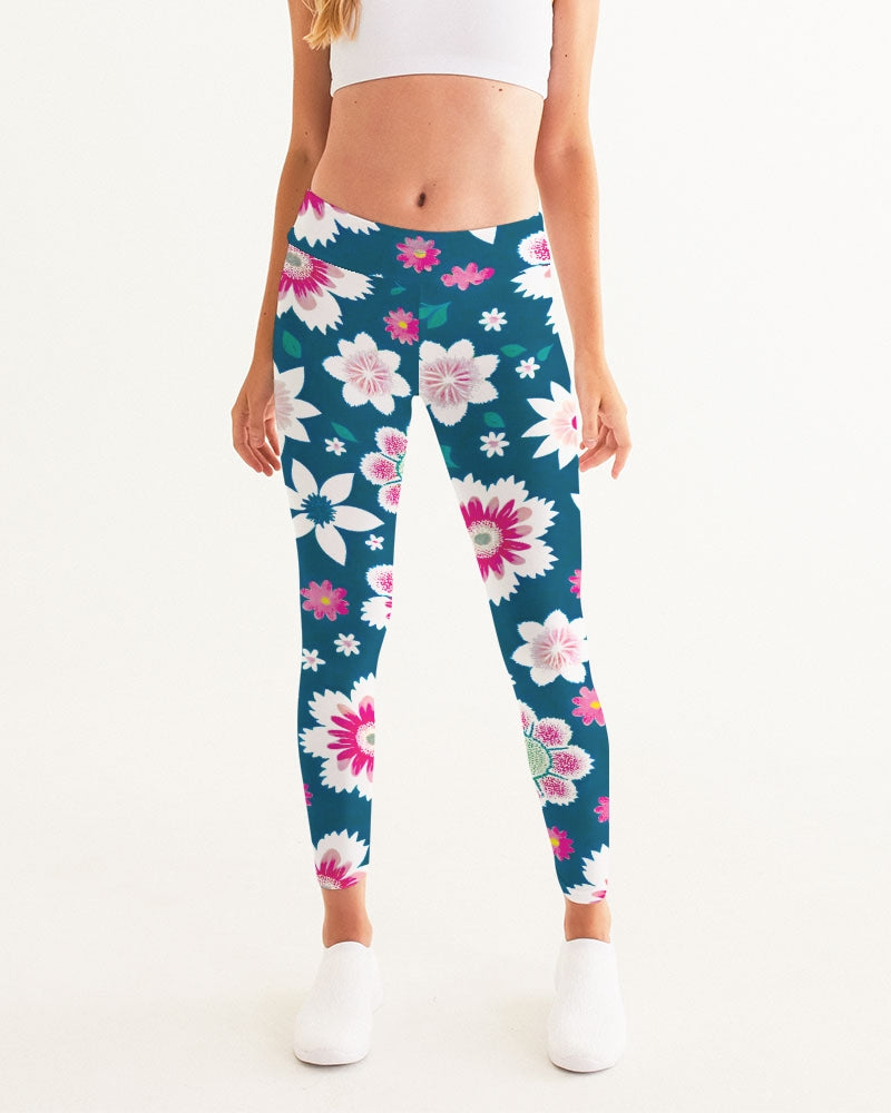 Beautiful floral pattern Women's All-Over Print Yoga Pants