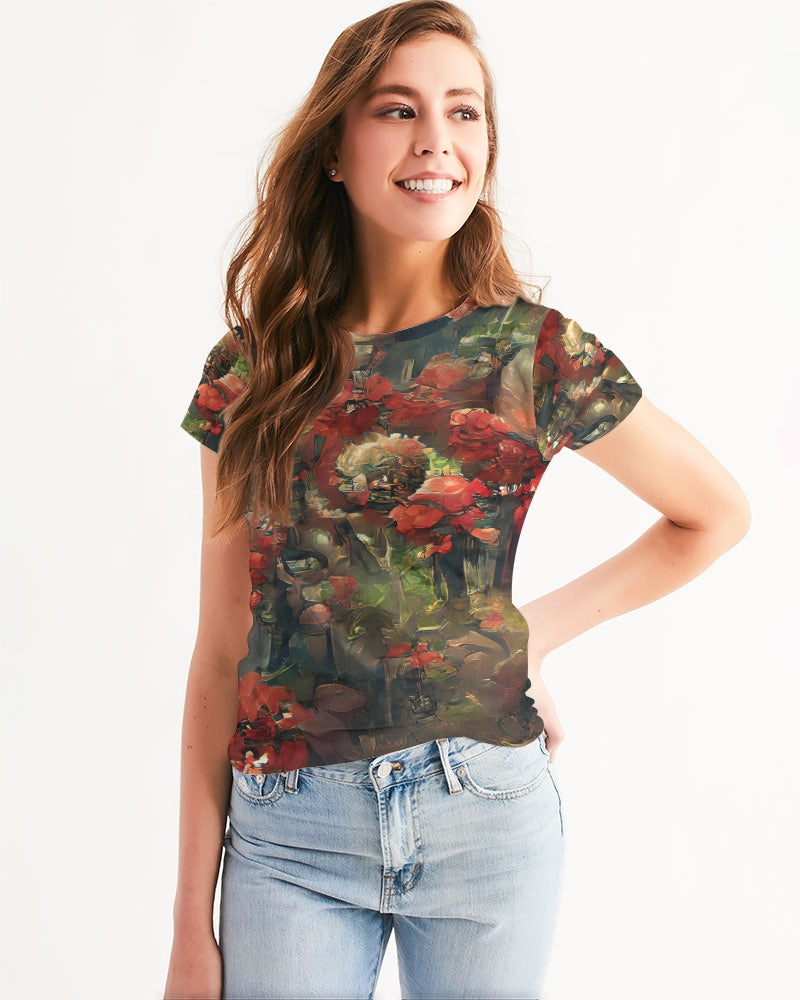 Abstract Rose design Women's Tee