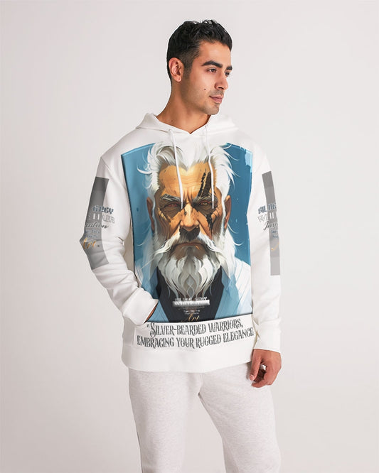 Silver bearded warrior Men's Hoodie