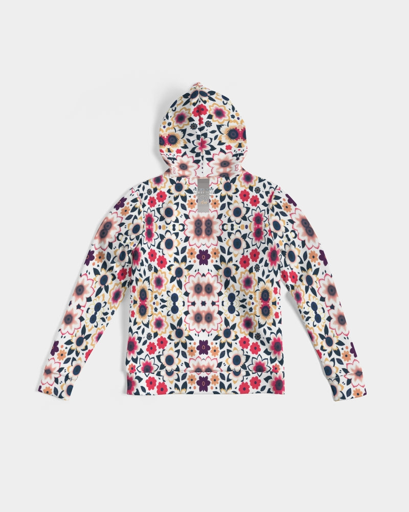 Abstract flower pattern Women's All-Over Print Hoodie