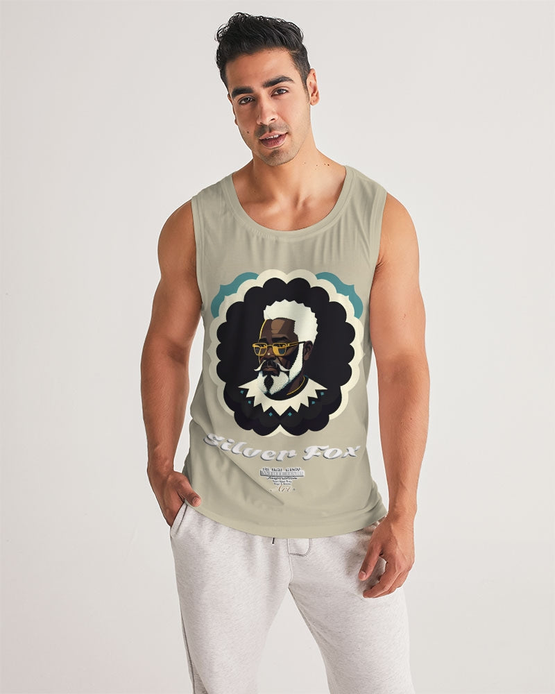 Black gentleman Silverfox Men's Sports Tank