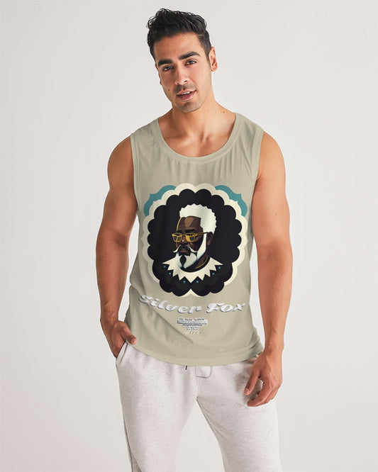 Black gentleman Silverfox Men's Sports Tank