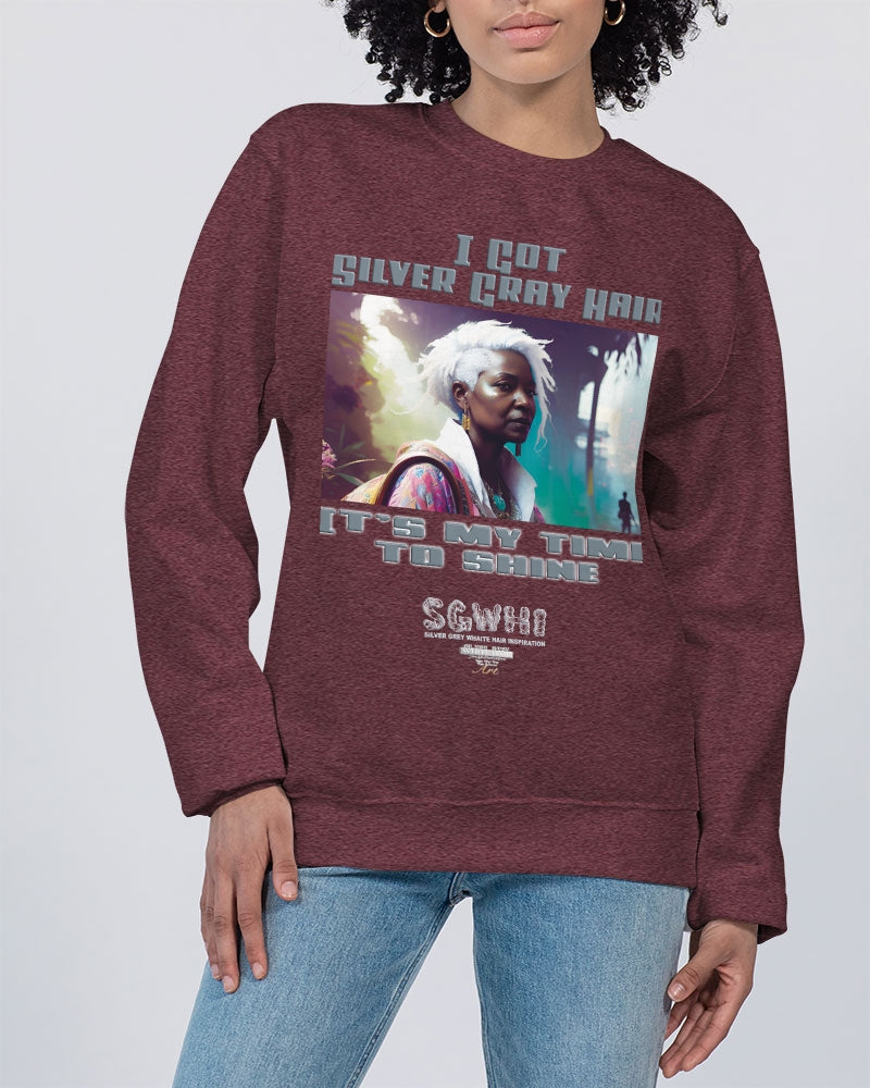 Black sister time to shine Unisex Sweatshirt | Champion