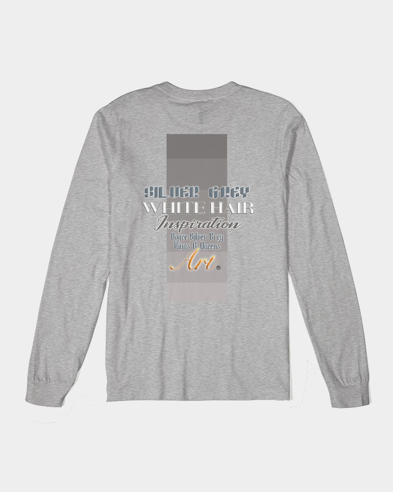 Asian sister with silver grey hair Unisex Jersey Long Sleeve Tee | Bella + Canvas