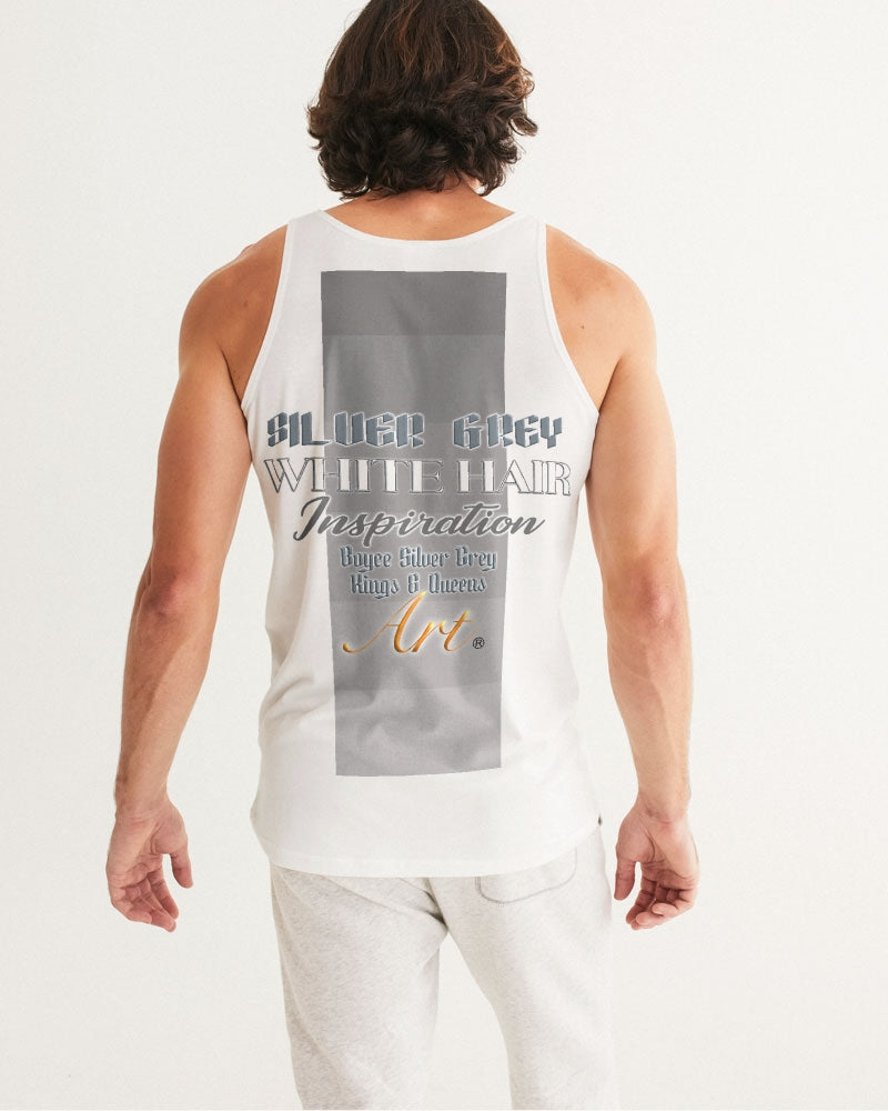 Silver bearded warrior Men's Tank