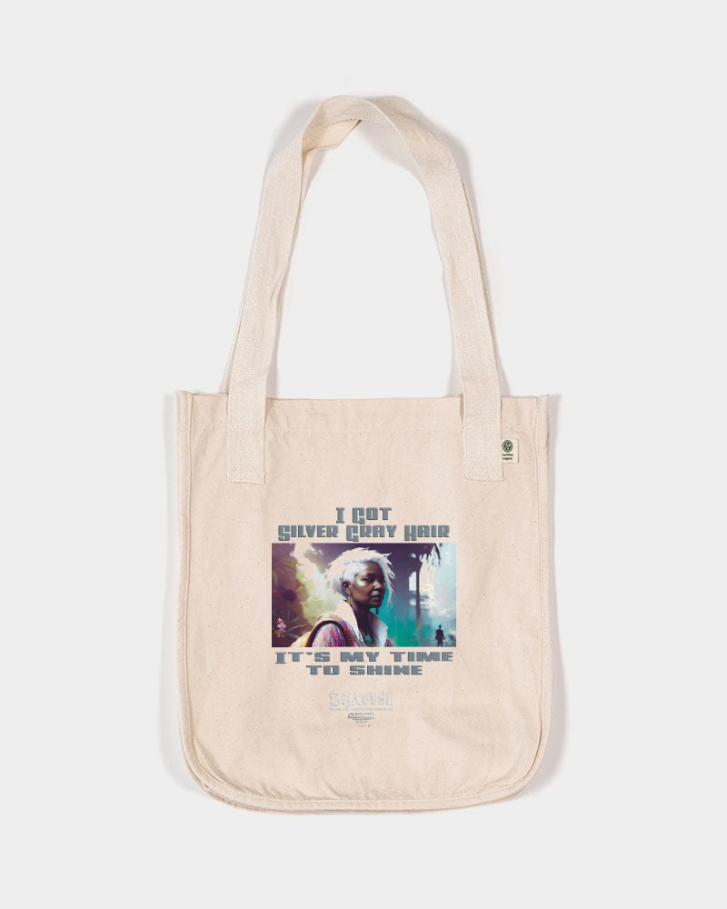 Black sister time to shine Organic Cotton Canvas Market Tote | Econscious