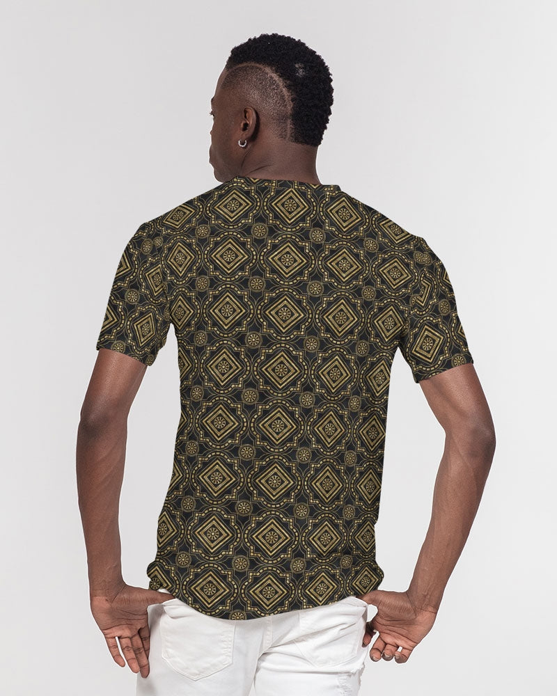 Brown Diamond pattern Men's Everyday Pocket Tee