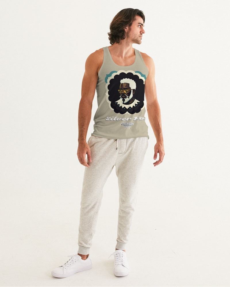 Black gentleman Silverfox Men's Tank