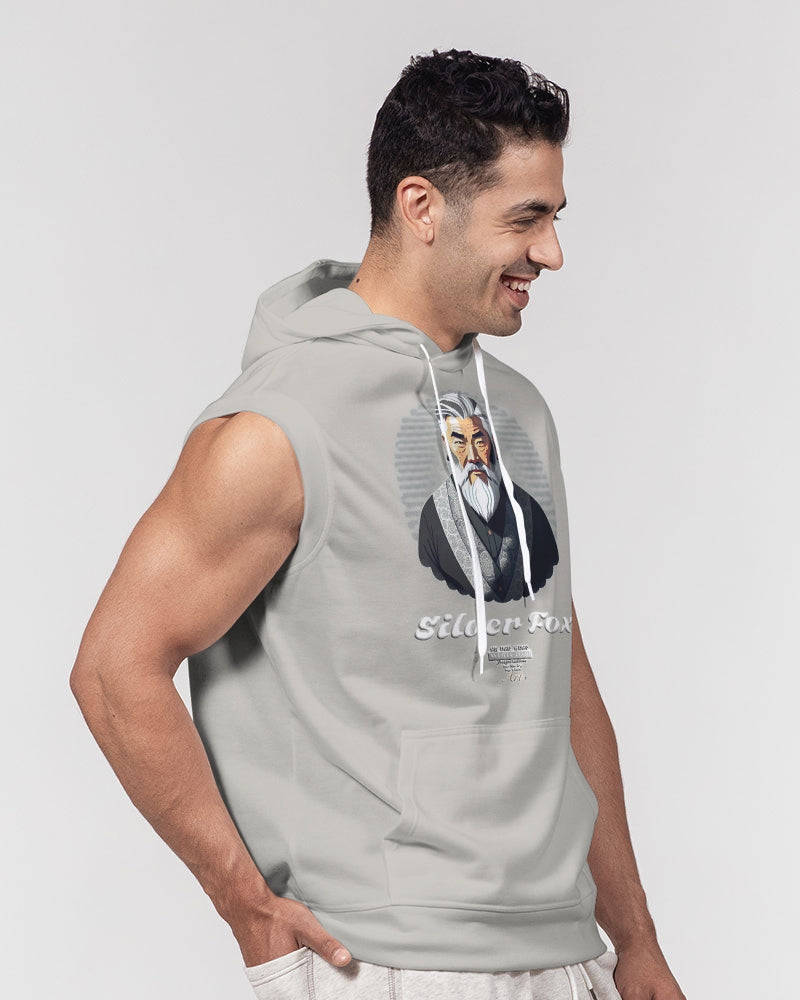 Asian Silverfox Men Men's Premium Heavyweight Sleeveless Hoodie