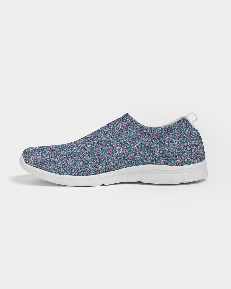 Trainers. blue mosaic Men's Slip-On Flyknit Shoe