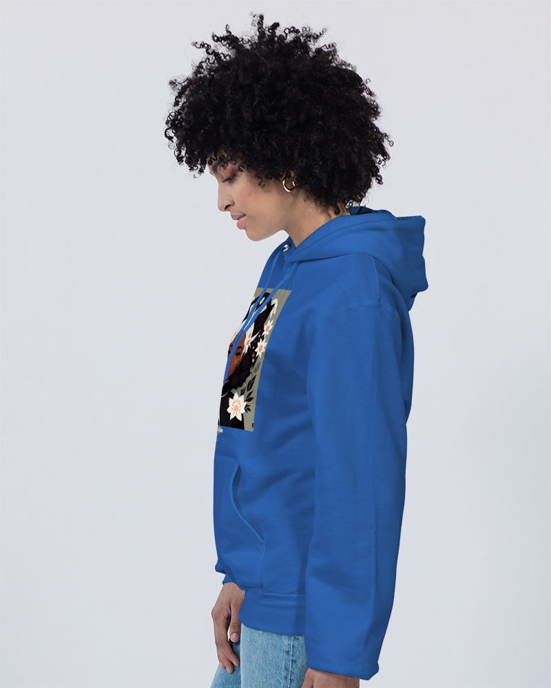 Nubian girl silver fox Unisex Hoodie | Champion