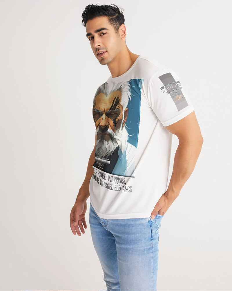 Silver bearded warrior Men's Tee