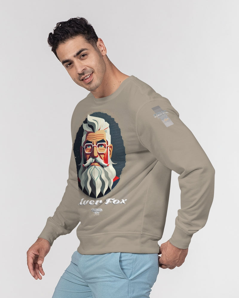 Silverfox gentlemen Men's Classic French Terry Crewneck Pullover