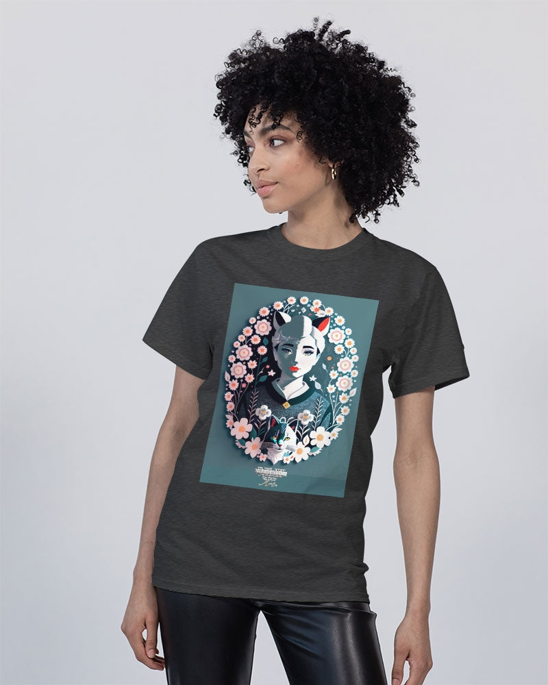 Silverfox flower Unisex Tee | Champion