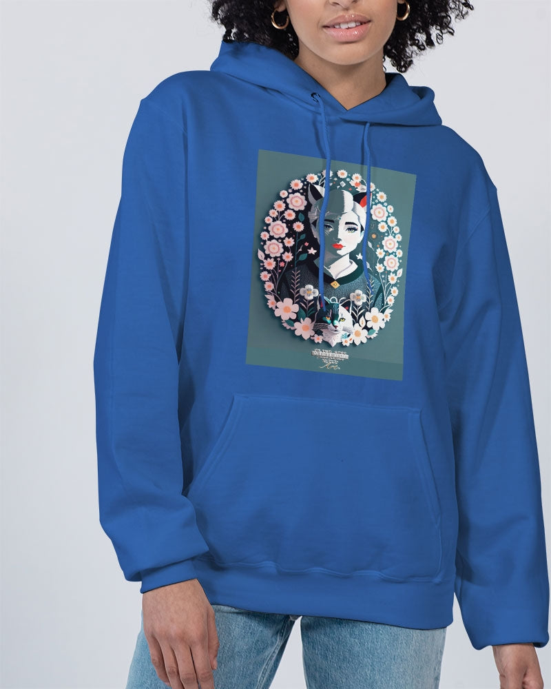 Silverfox flower Unisex Hoodie | Champion