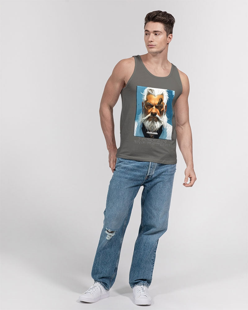 Silver bearded warrior Unisex Jersey Tank | Bella + Canvas