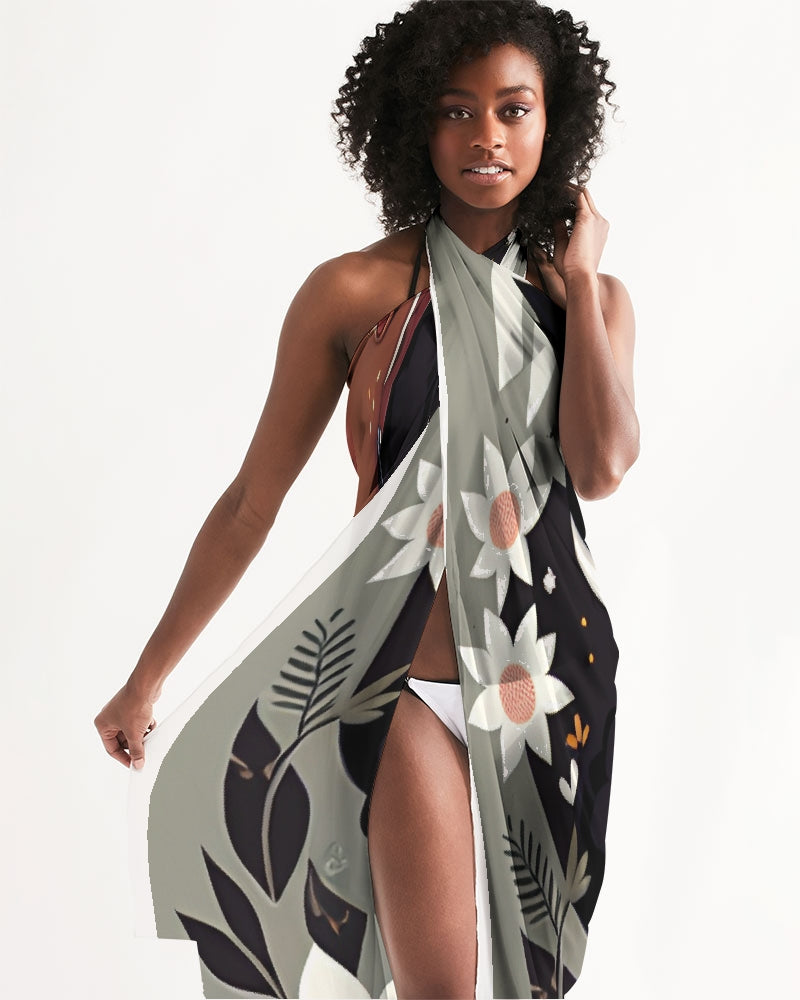 Nubian girl silver fox Swim Cover Up