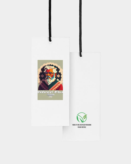 South Asian silverfox Bulk Custom Hangtags