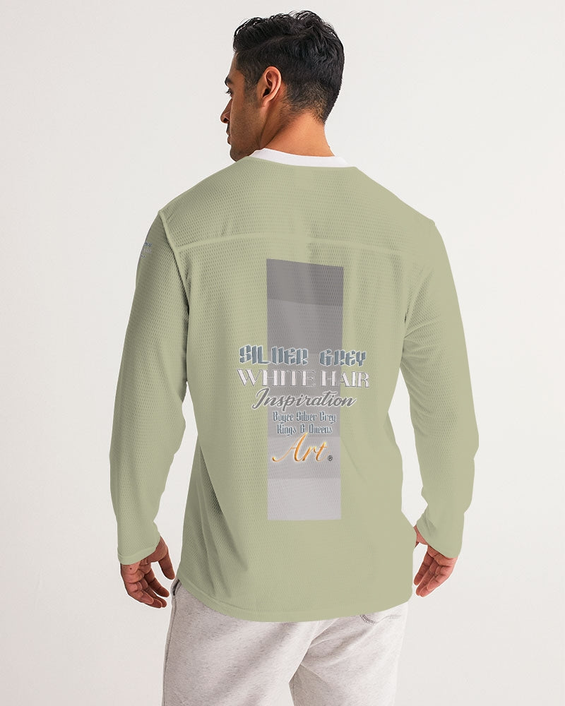 South Asian Silverfox Men's Long Sleeve Sports Jersey