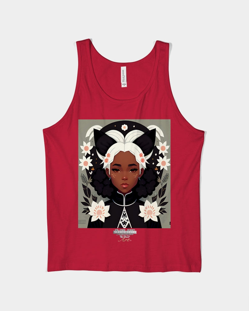 Nubian girl silver fox Unisex Jersey Tank | Bella + Canvas