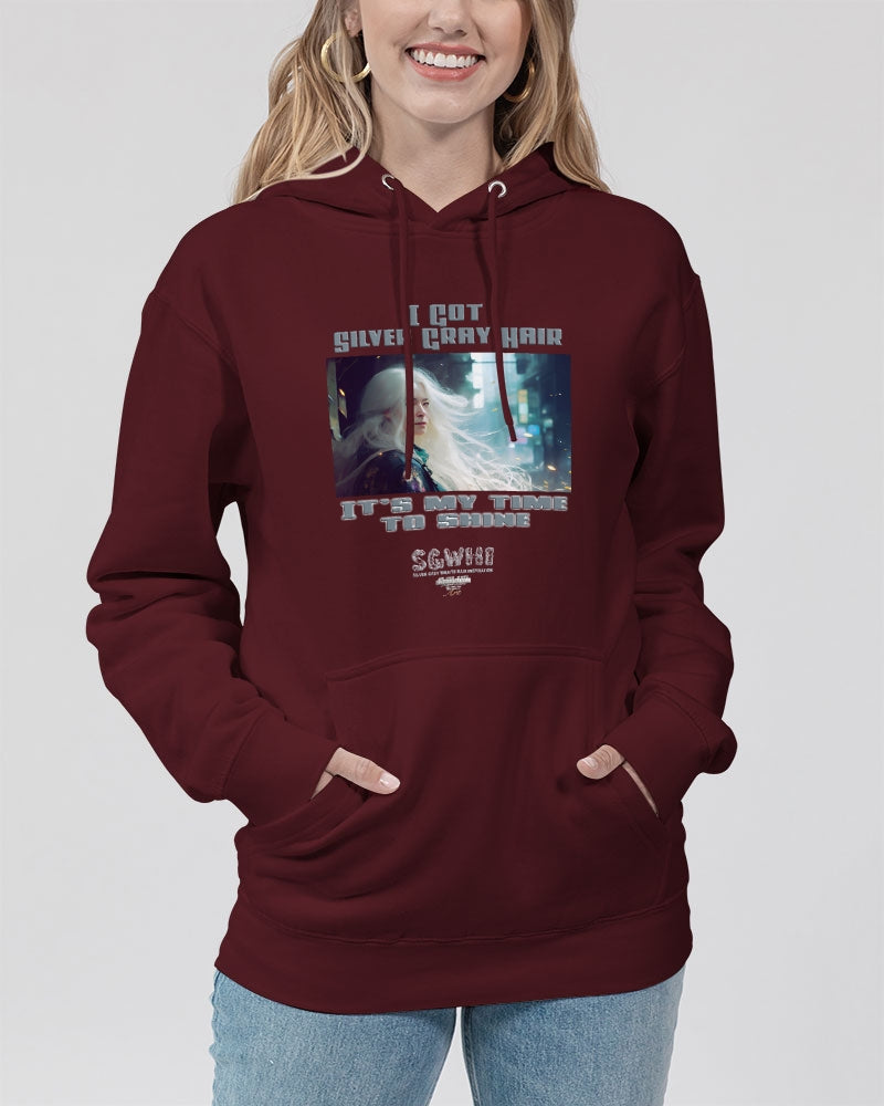 Beautiful white woman my time to shine Unisex Premium Pullover Hoodie | Lane Seven