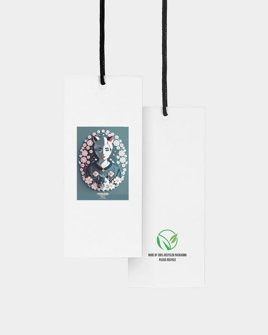 Silverfox flower Bulk Custom Hangtags