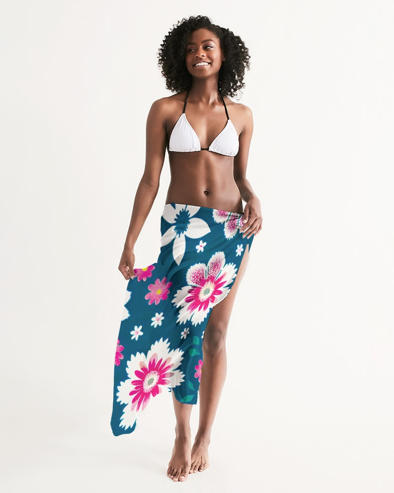 Beautiful floral pattern All-Over Print Swim Cover Up