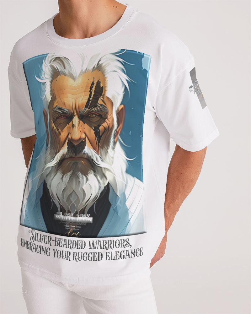 Silver bearded warrior Men's Premium Heavyweight Tee