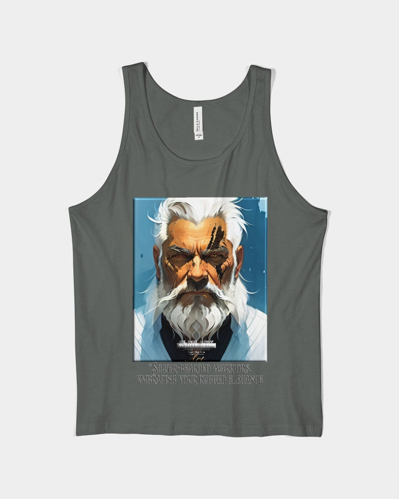 Silver bearded warrior Unisex Jersey Tank | Bella + Canvas