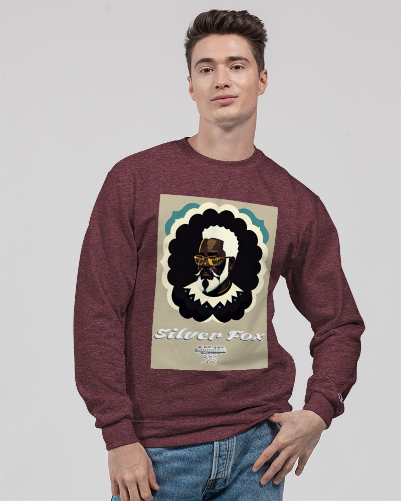 Black gentleman Silverfox Unisex Sweatshirt | Champion