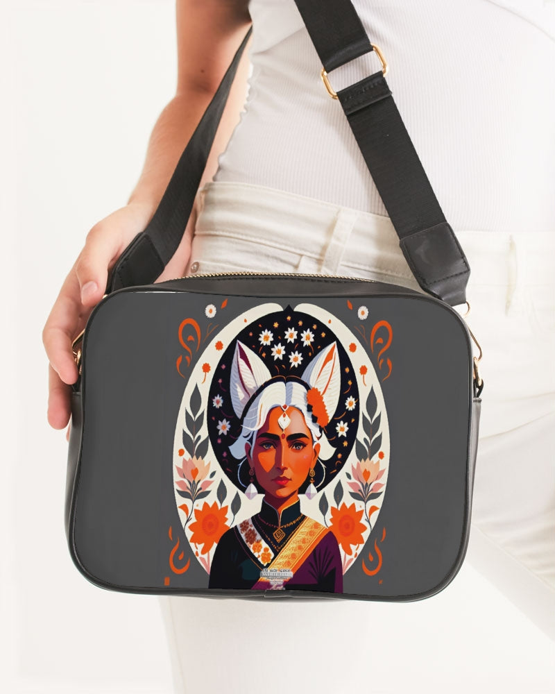 Indian Silver fox Crossbody Bag