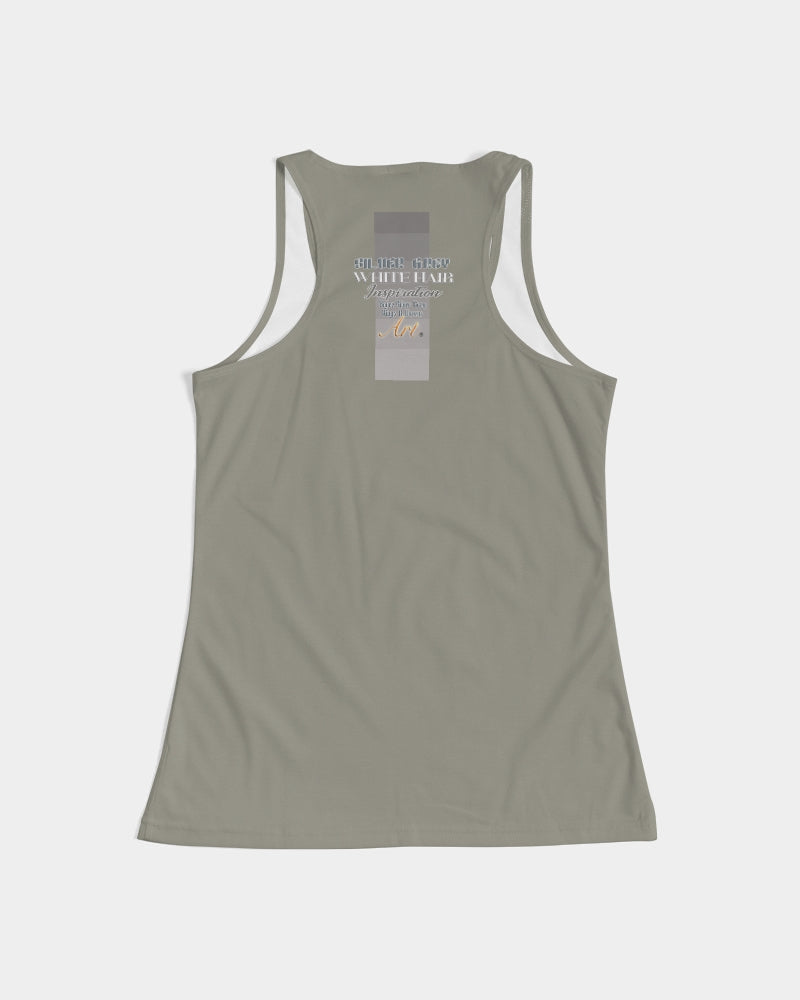 Nubian girl silver fox Women's Tank