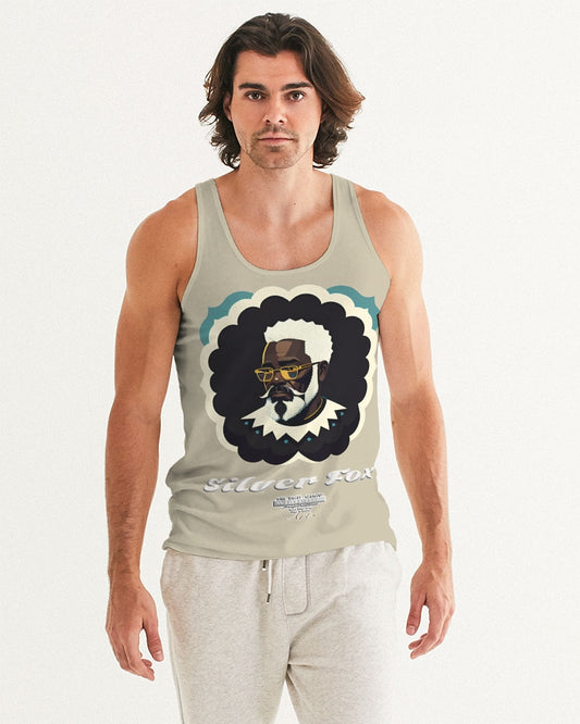 Black gentleman Silverfox Men's Tank