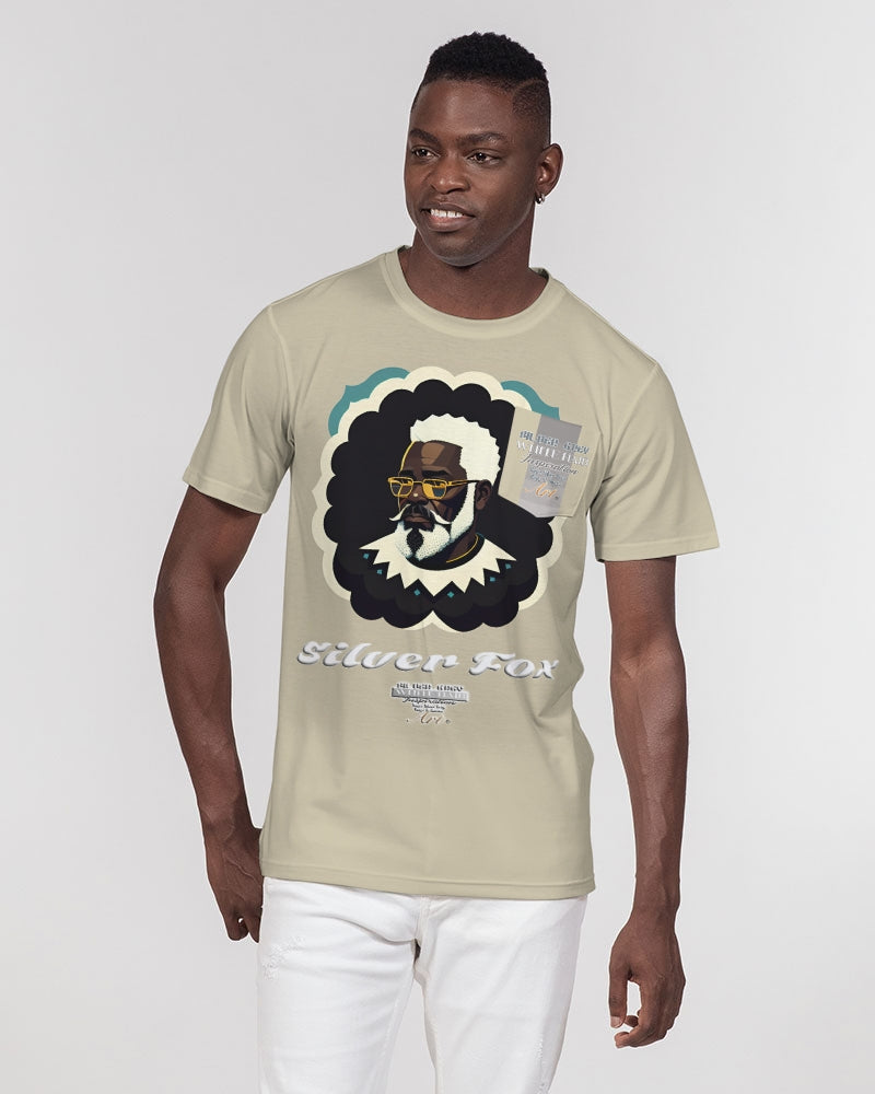 Black gentleman Silverfox Men's Everyday Pocket Tee