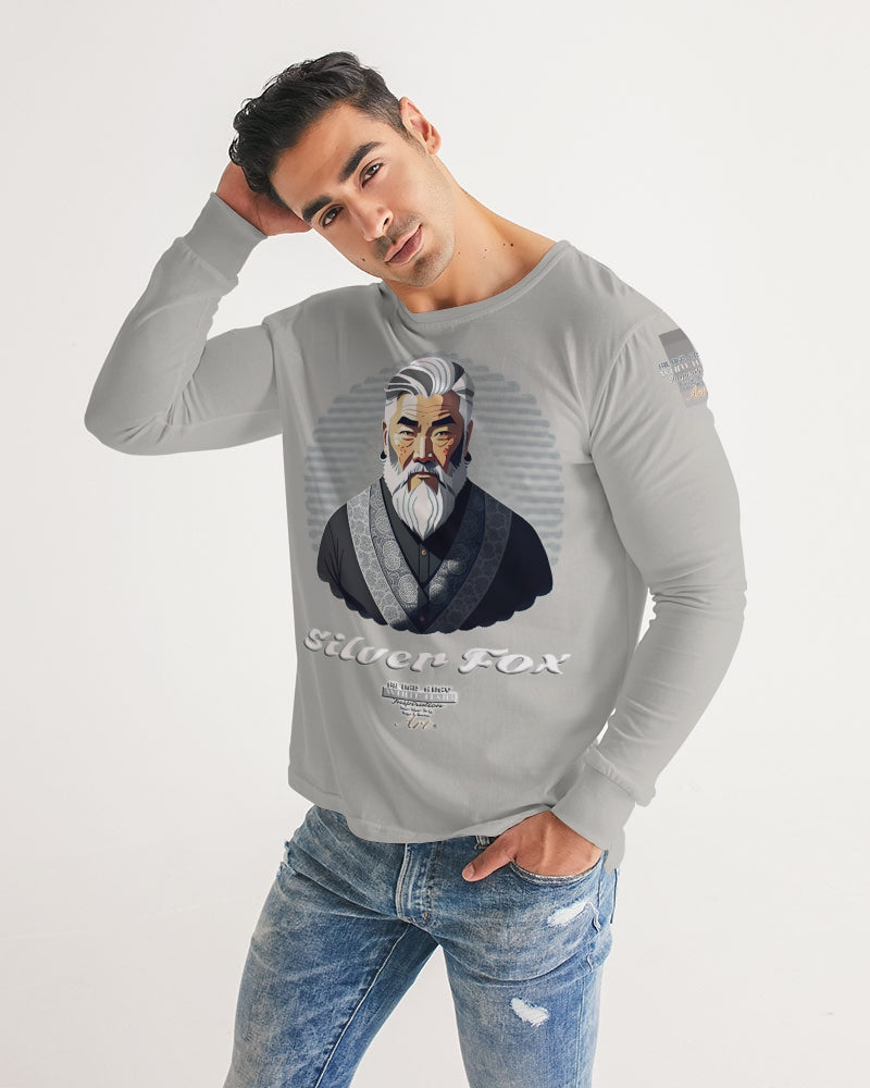 Asian Silverfox Men Men's Long Sleeve Tee