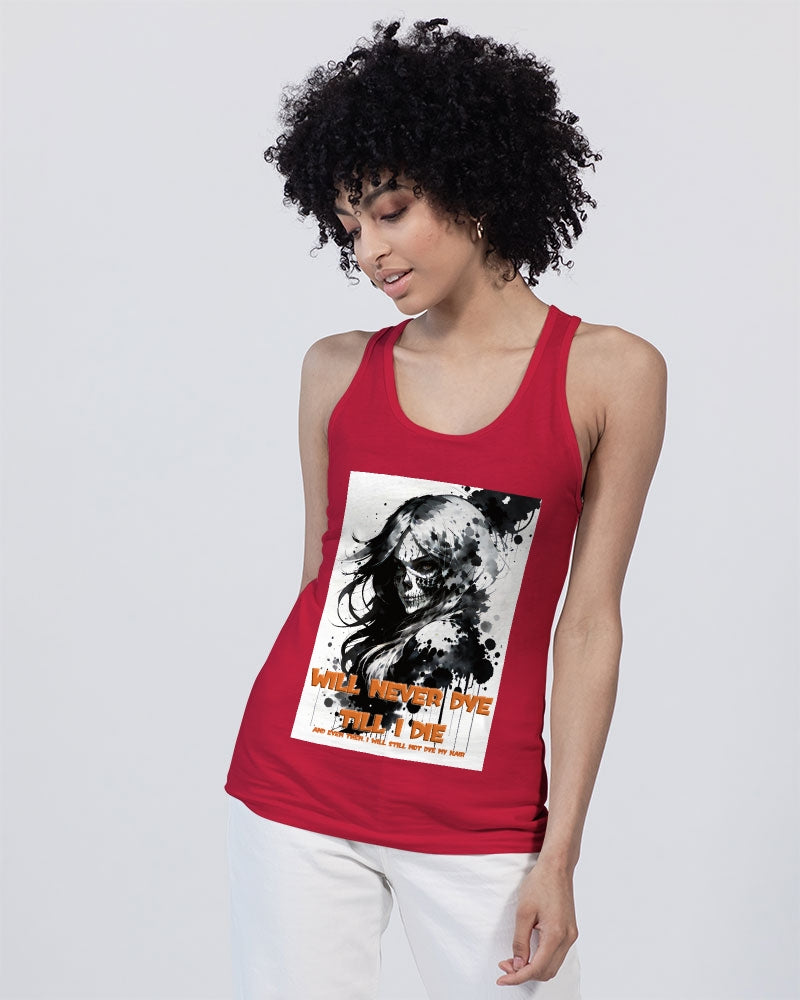 will not dye till i die Unisex Jersey Tank | Bella + Canvas