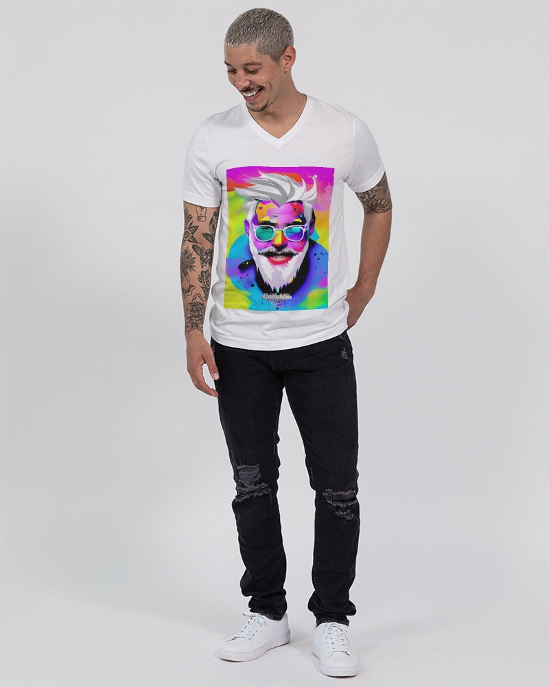 Nick Silver smile Unisex Jersey V-Neck Tee | Bella + Canvas